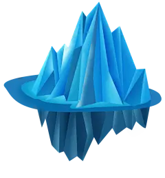 冰山雪山雪景冰川PNG素材PNG