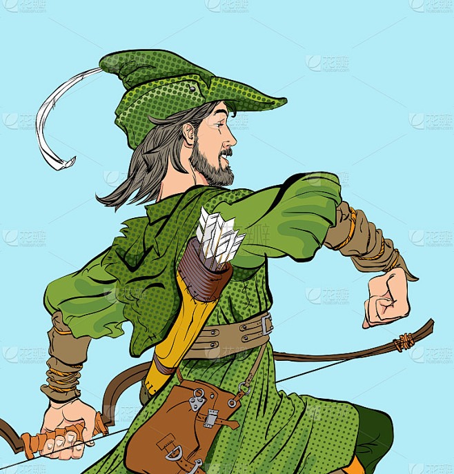 marching-robin-hood-robin-hood-in-a-hat-with-feat
