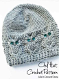 Owl Hat Crochet Pattern - Julie is Coco and Cocoa