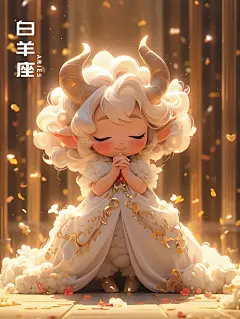 十二星座白羊座可爱动漫人物造型
