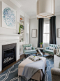 Cambridge residence - transitional - Living Room - Boston - Lori Schouela Artist