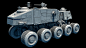 HAVw-A6 Juggernaut 主宰者 重型突击车 06，飞船设计概念艺术家 Ansel Hsiao 为星战系列创作的飞船作品