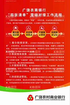 工作流程  - 源文件下载【酷图网】授信,金融,制度,海报,银行