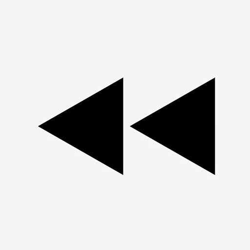后退符号播放器图标集图标_88ICON https://88icon.com 后退 符号 播放器图标集 媒体控制 左箭头 双箭头 按钮-花瓣网