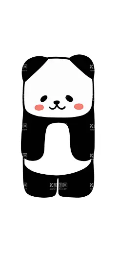 熊猫  - 源文件下载【酷图网】熊猫,小熊,黑白熊,手机壳,手机壁纸