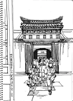 粟悲钢笔画·浙江绍兴_看图_钢笔画吧_百度贴吧