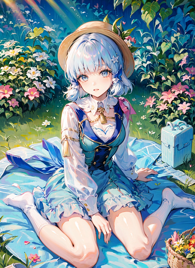 #原神 神里绫华 - 望霙的插画
