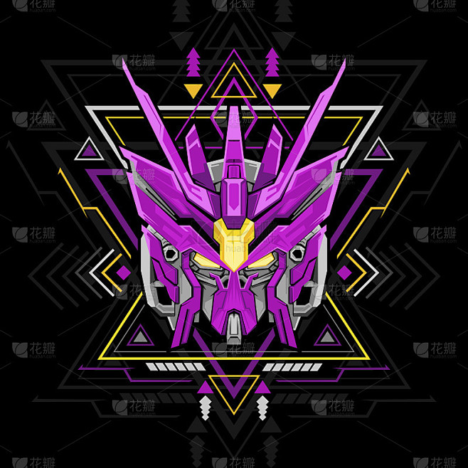 神圣几何紫罗兰机器人