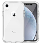 iPhoneXR手机白底图透明壳手机壳3D渲染主图
