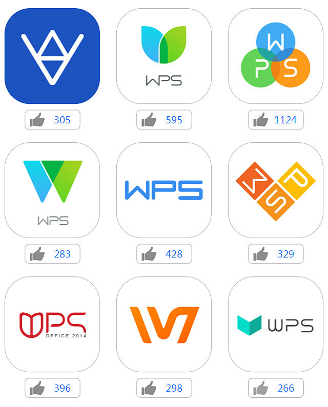 金山办公软件WPS全新LOGO设计_平面...