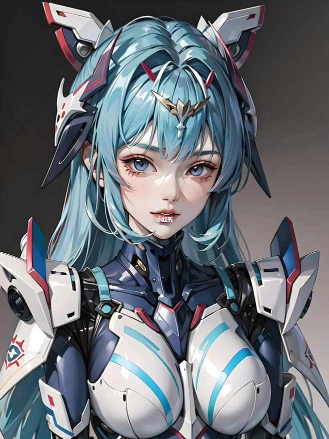AI赛博朋克机甲少女| 模型越来越成熟了