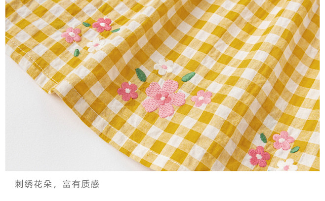 戴维贝拉女童裙子夏装2021新款小童宝宝...