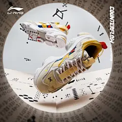 李宁CF溯系列隍城烟云-开封凌波漾休闲鞋女鞋2021新款网面运动鞋-tmall.com天猫