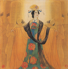 占城采集到仕女图