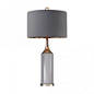 Tall Gold Cone Neck Lamp