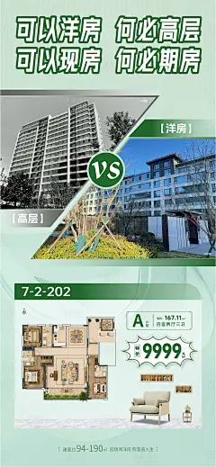 地产洋房户型对比图-源文件分享-ywjfx.cn