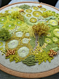 FiberArt｜灵感碎片钉珠与刺绣肌理