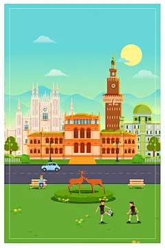 异国风情国外出游海报背景素材_新图网 https://ixintu.com 亲子游 休闲 假日 旅行 暑假 国庆 十一 黄金周 自驾游 穷游 骑行 环游世界 春游 踏青 异国风