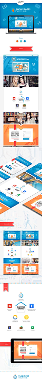 Colibri - Landing page's : 3 landing page's for Colibri