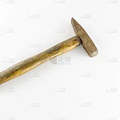 锤子,生锈的,过时的,大锤,木制,背景分离,工具,方形画幅,特写,钢铁