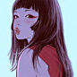 Love this digital painting by Ilya Kuvshinov: 