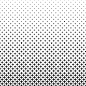 Black white star pattern - background graphic Free Vector