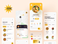 Food Delivery App-ALL deliver delivery app pizza hamburg finder noodle restaurant app restaurants food and drink delicoous foodie food app food ios apple mobile app card ux ui