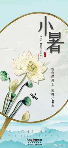 房地产海报采集到【二十四节气|小暑】