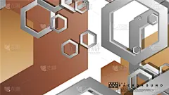 几何形状,六边形,抽象,动物皮,背景,华丽的,传统,暗色,对称,纺织品