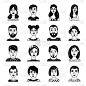 Human Avatar Icons Pack
