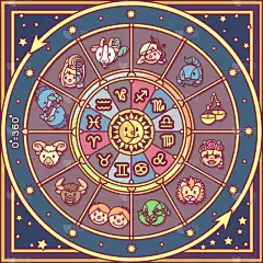 可爱的,圆形,天秤座,炼金术,水瓶座,双鱼座,草图,乱画,算命,复古