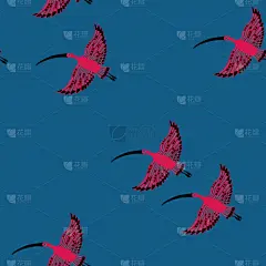 鸟类,朱鹭,四方连续纹样,华丽的,纺织品,野生动物,壁纸,自然美,夏天,剪影