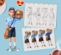 ILLUSTRATION  3D Character Character design  design Digital Art  mobile game