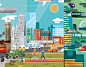 Infrastructure: Past, present & future v2.0 : A second version of an older work. I didn't like the colours or the design overall., so i reworked it. Hope you like it!  