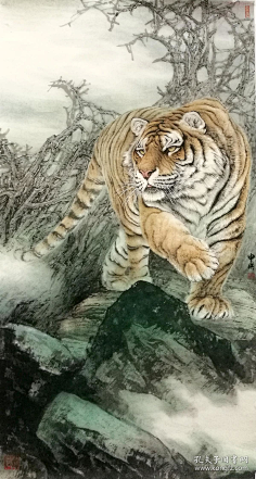 申杰虎啸龙岗  上海市人 先后师从钟基明 叶雄二