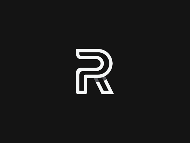 R r letter logo mode...
