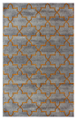 RugStudio presents Nuloom Modella Exotic Trellis Smoky Grey Hand-Tufted, Good Quality Area Rug: 