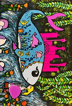 画作鉴赏 - 清洁湾区我的家 - 粤港澳海洋生物绘画比赛 2018