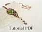 Tutorial jewelry DIY - Tutorial wire wrap - Key pendant - Wire copper soldering : Tutorial on how to make the wire pendant-keyt with a soldering in English. All steps have been described in great detail, 100 pictures. There are helpful videos. PDF tutoria