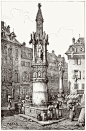 来自英国艺术家 Samuel Prout (1783-1852) 绘画作品一组。