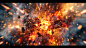 stickit123_a_blurred_back_ground_of_a_lot_of_exploksions_and_gu_15fe1e7b-b5e4-4bfe-b1c3-0407f5abbb96
