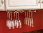 Rev-A-Shelf 3450-11ORB 11" Quad Stemware Holder