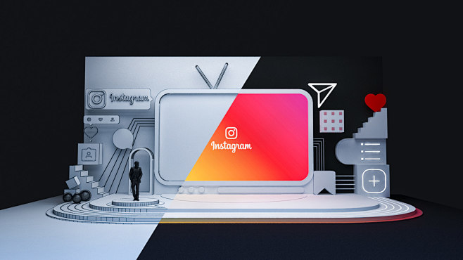 Instagram Stage Set ...