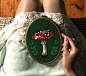 It was a joy to make this mushroom embroidery  you can find it on https://www.etsy.com/shop/LithuanianWoods?ref=profile_shopicon<br/>.<br/>.<br/>.<br/>.<br/>.<br/>.<br/>.<br/>#embroidery #embroideryart #embr