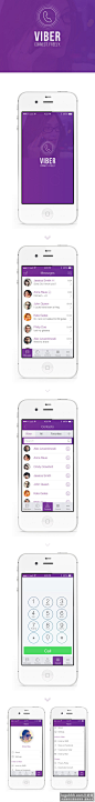 UI/APP/酷站 紫色创意Viber概念设计欣赏 Viber app交互设计欣赏 紫色个性精美UI界面图标设计欣赏 #海报# #海报设计# #广告设计# #宣传单# #DM单页# #版式设计# #排版设计# #平面设计# #画册# #画册设计# #宣传册# #宣传单# #折页# #书籍# #封面# #平面设计# #版式设计# #排版设计# #淘宝海报# #天猫海报# #详情页# #详情描#banner# #横幅# #店铺装修# #京东商城# #电商设计# #包装# #包装设计# #包装盒# #平面设计#