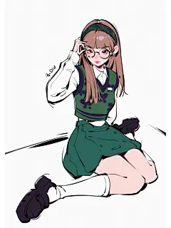 人物速写
采集@别致的七
作者：一只丢
