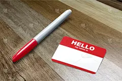 身份,一次性物品,红色,白色背景,背景分离,一个物体,空白的,概念,图像,全家福