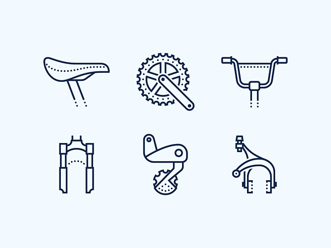 Dotted icons: Bike P...