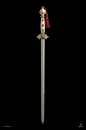 MULAN - Sword of the Emperor, Jared Haley : The Emperor's Sword. 

During my time at The Weta Workshop I was heavily involved in the manufacture preparation of the weapons and armour for Disney's live action Mulan 2020. This project was very special in th