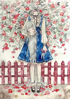 彩铅水彩插画#铅笔画#艺术#手绘#卡通插画素材#二次元动漫&lt;br/&gt;&lt;a class=&quot;text-meta meta-mention&quot; href=&quot;/vfeeyw6ulw/&quot;&gt;@失意勾起回憶か★&lt;/a&gt;